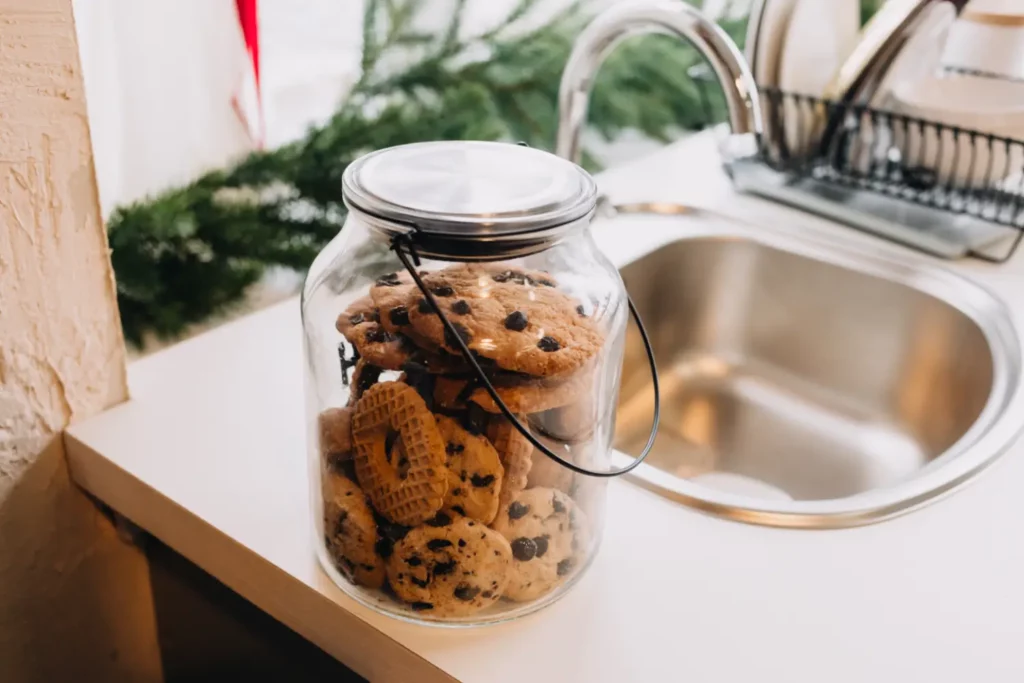 Assortment of unique cookies on a rustic table