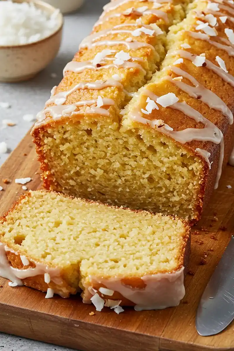 Step-by-step process of making homemade coconut bread. (1)