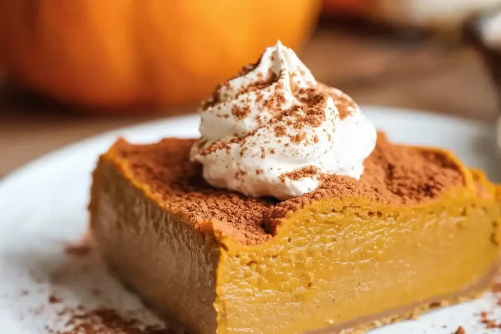 no-Egg Fresh Pumpkin Dessert (Microwavable) recipe