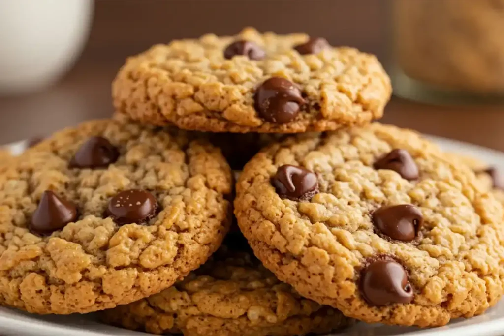 Chocolate Chip Rice Krispie Cookies 1