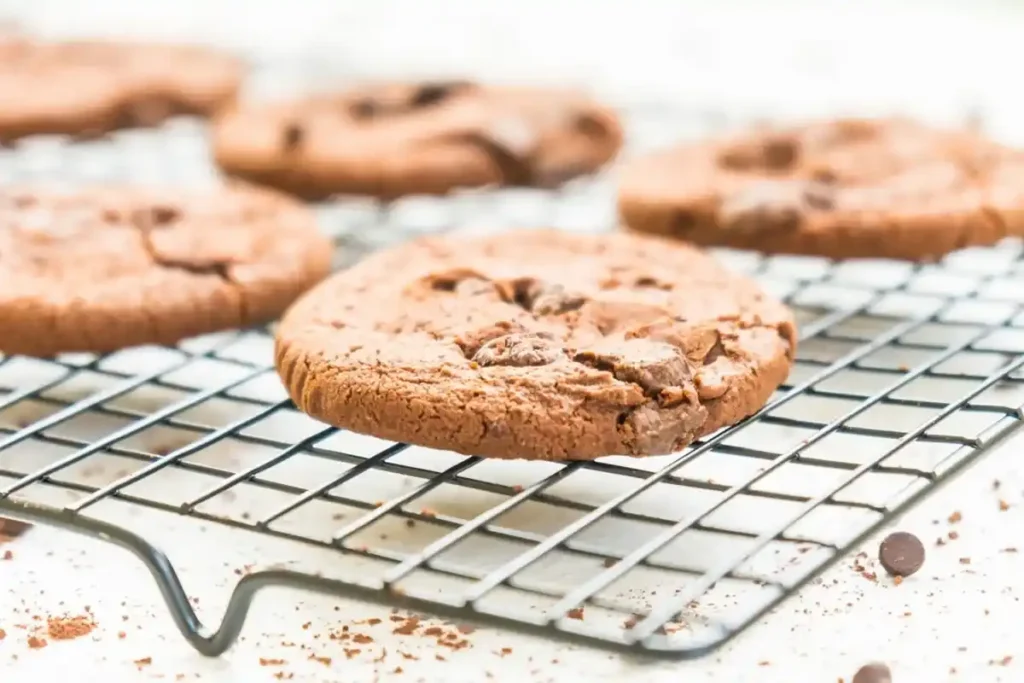 Baking ingredients for small batch chocolate chip cookies